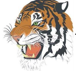 老虎打架吃瓜图片卡通,卡通版老虎打架趣味瞬间